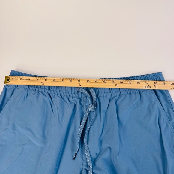 Quiksilver Board Shorts Mens XL Blue Hybrid Elastic Waist Swim Trunks Stretch - Picture 3 of 9